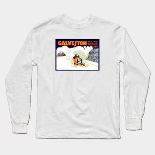 1920 Galveston Texas Auto Race Long Sleeve T-Shirt